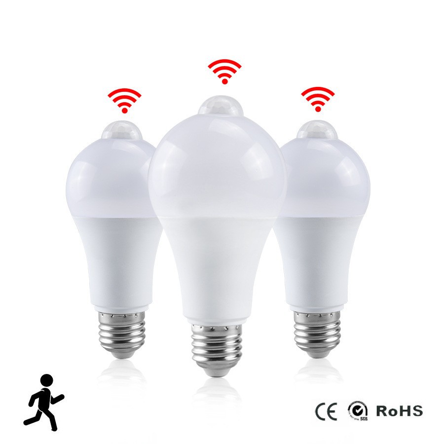 E27 PIR Motion Sensor LED Bulb 15W